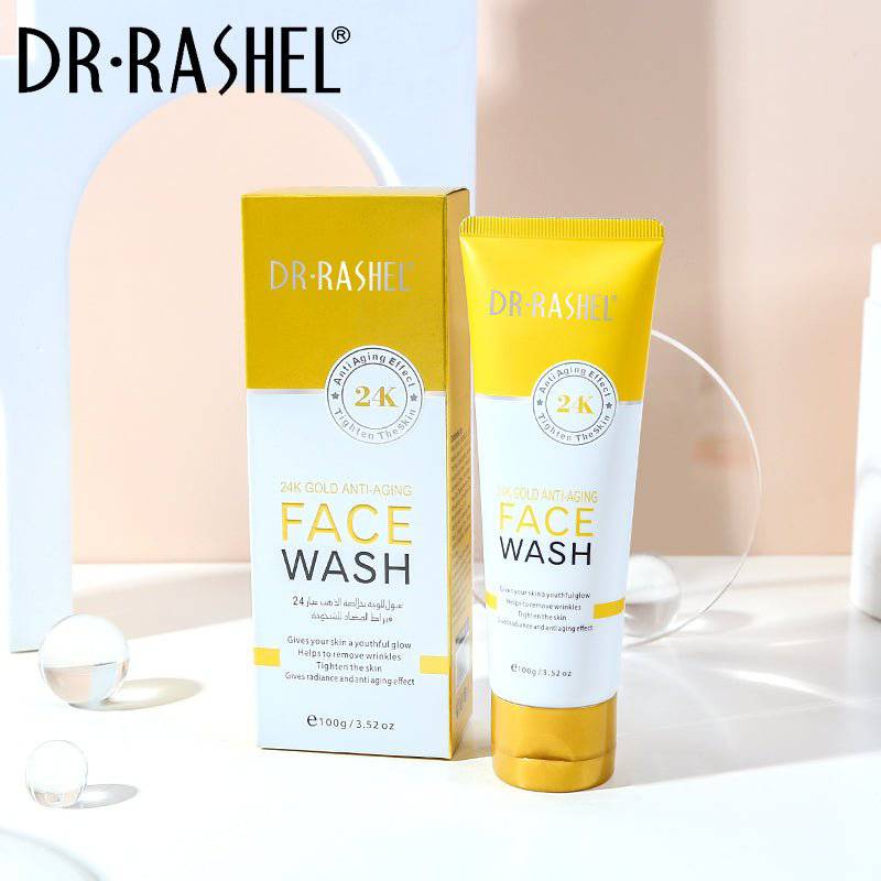 New 24K Gold Anti-Aging Face Wash 100g