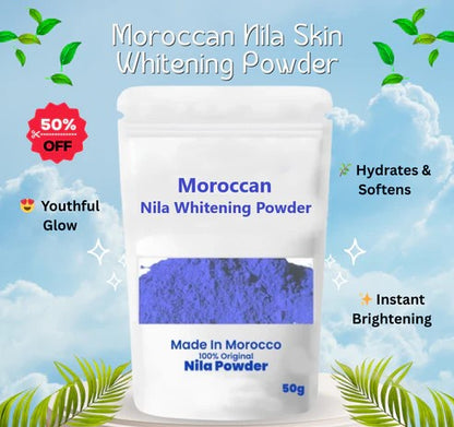 Moroccan Blue Nila Skin Whitening Powder
