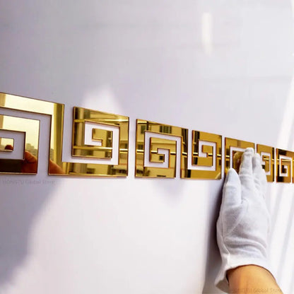 10Pc Acrylic with Adhesive Wall Decor