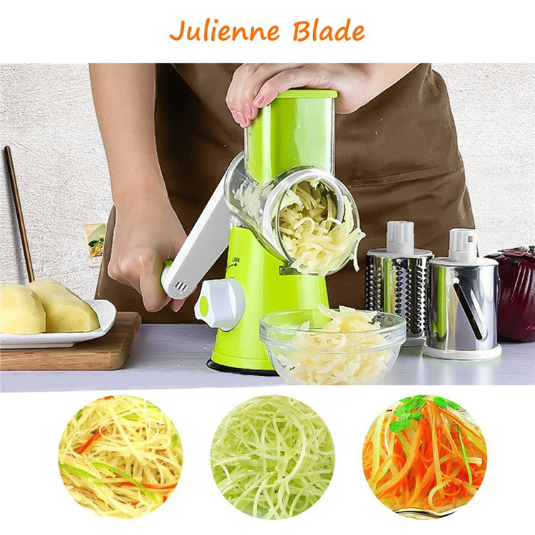 Manual Rotary Vegetable Slicer Cutter