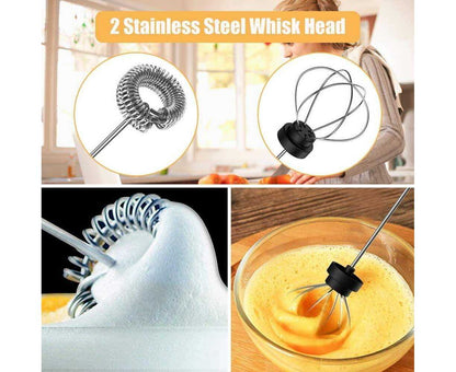 Adjustable Electric Milk Frother Coffee and Egg Beater