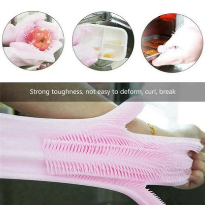 TC Reusable Silicone Magic Washing Gloves