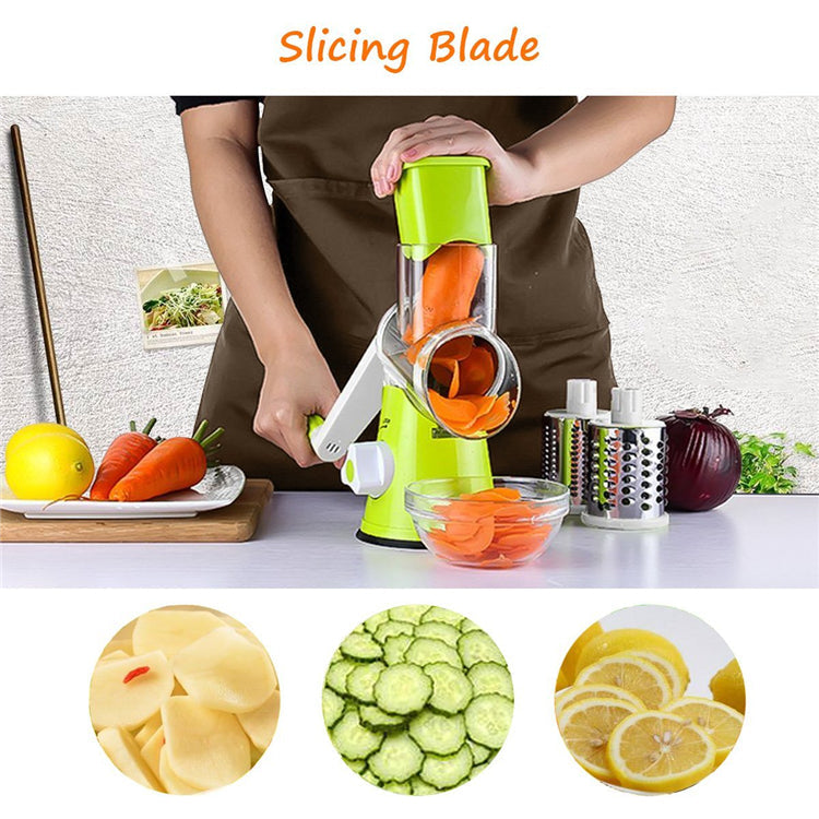 Manual Rotary Vegetable Slicer Cutter