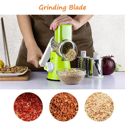 Manual Rotary Vegetable Slicer Cutter