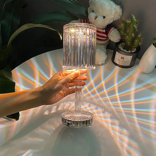 Crystal Diamond Table Lamp