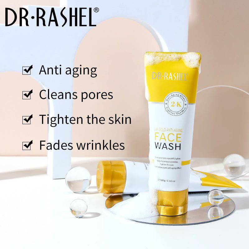 New 24K Gold Anti-Aging Face Wash 100g