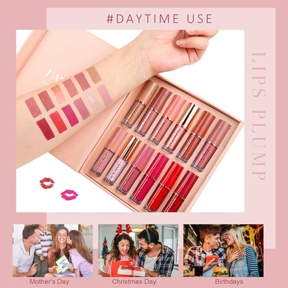 12-Piece Matte Liquid Lipstick