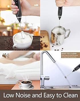 Adjustable Electric Milk Frother Coffee and Egg Beater