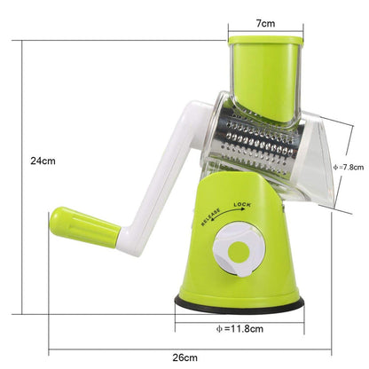 Manual Rotary Vegetable Slicer Cutter