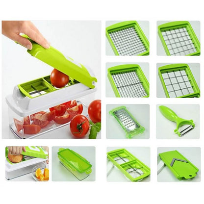 12 Pieces Nicer Dicer Plus Fruit & Vegetable Slicer