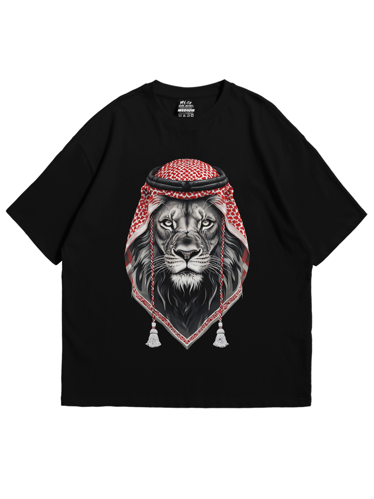 Arabic Lion Winter T Shirt