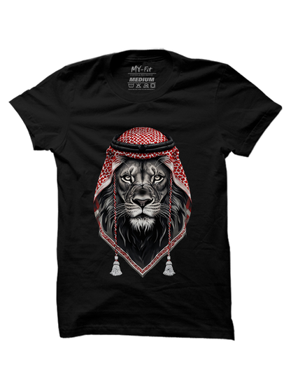 Arabic Lion Winter T Shirt