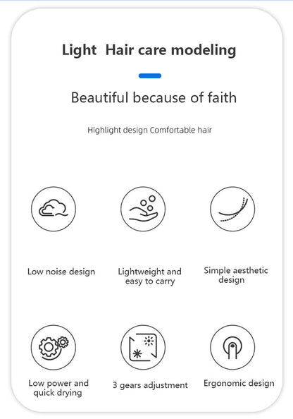 Hair Dryer Professional Hairdressing Comb