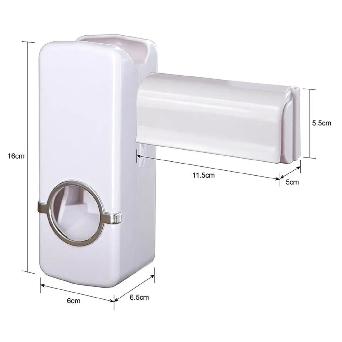 Toothpaste Dispenser and Toothbrush Holder Set