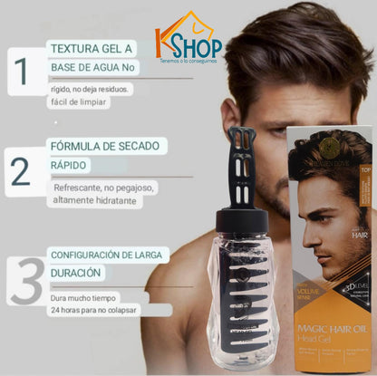 Hair Oil Head Gel, Hair Gel for Men