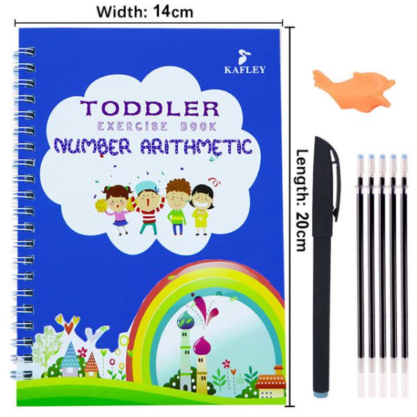 Magic Practice Copybook 4Books+Magic Pen