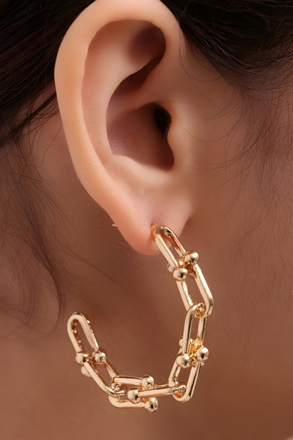 Shimmer and Shine with Artificial Gold Plated Earrings