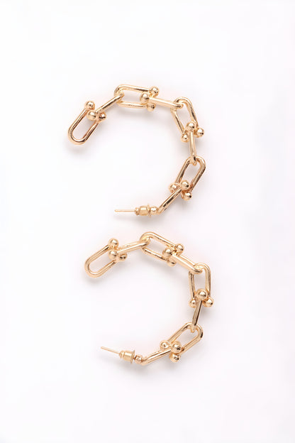 Shimmer and Shine with Artificial Gold Plated Earrings