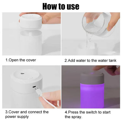 Colorful Night Light USB Powered Humidifiers