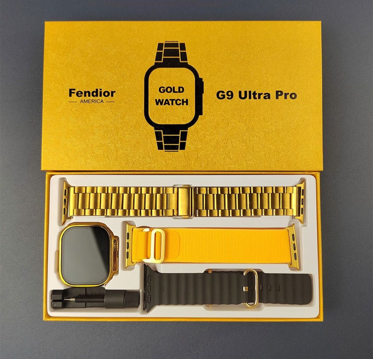 G9 Ultra Pro Smartwatch Golden Edition