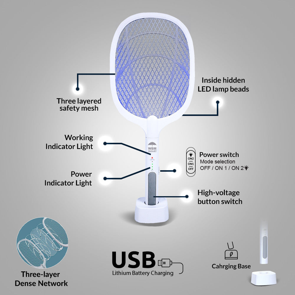 2 in 1 Rechargeable Mosquito Lamp