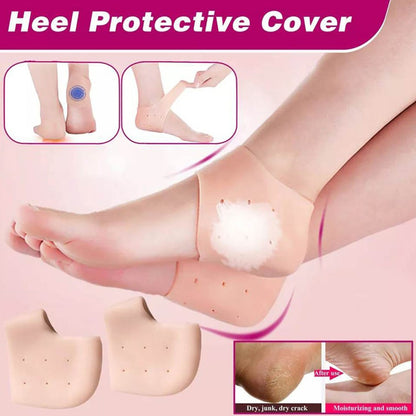 Silicon heel pad Pain-relieving Silicone Heel Socks