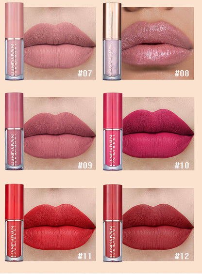 12-Piece Matte Liquid Lipstick