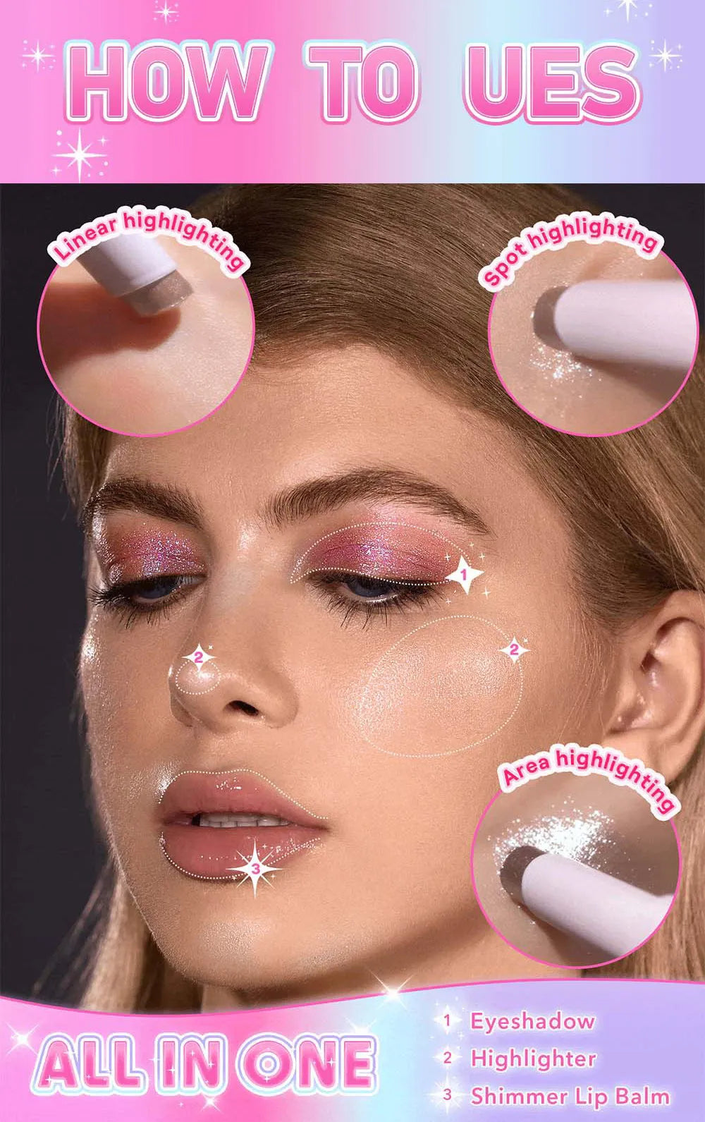 6 IN 1 Magic Color Changing Jelly Lipstick