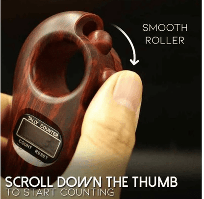 Rotating Prayer Beads with Digital Counter