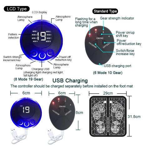 EMS Foot Massager Mat