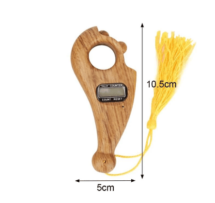 Rotating Prayer Beads with Digital Counter